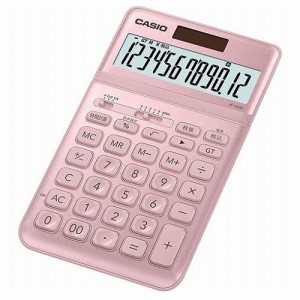 カシオ計算機 CASIO スタイリッシュ電卓 ジャストタイプ12桁 ピンク JF-S200-PK-N(代引不可)【送料無料】