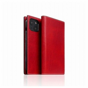 SLG Design Badalassi Wax case for iPhone 13 mini 手帳型ケース レッド SD22093i13MNRD(代引不可)【送料無料】