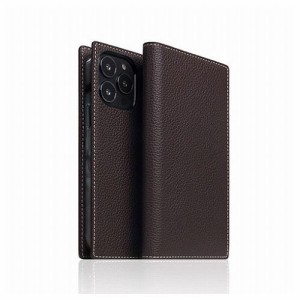 SLG Design Full Grain Leather Case for iPhone 13 Pro 手帳型ケース ブラウンクリーム SD22126i13PBC(代引不可)【送料無料】