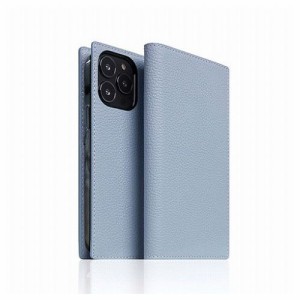 SLG Design Full Grain Leather Case for iPhone 13 Pro 手帳型ケース パウダーブルー SD22127i13PPB(代引不可)【送料無料】