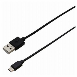 【10個セット】wantobe MicroUSBケーブル充電・通信用 WSMC100BKX10(代引不可)【送料無料】