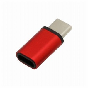 【5個セット】BAUT Type-C micro変換コネクタ USB2.0 3A RD BCCMC30RDX5(代引不可)【送料無料】