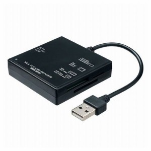サンワサプライ USB2.0 カードリーダー ブラック ADR-ML23BKN(代引不可)【送料無料】