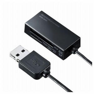 サンワサプライ USB2.0 カードリーダー ADR-MSDU3BKN(代引不可)