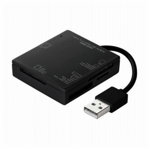 サンワサプライ USB2.0 カードリーダー 4スロット ブラック ADR-ML15BKN(代引不可)
