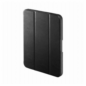 サンワサプライ iPad mini 2021 Apple Pencil収納ポケット付きケース ブラック PDA-IPAD1814BK(代引不可)【送料無料】
