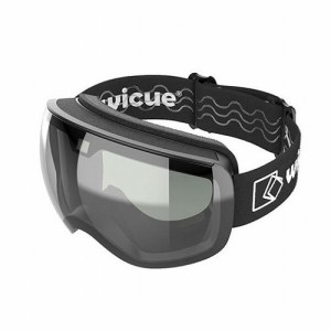 ウィキューダイレクト WiCUE 0.1秒瞬間調光スキーゴーグル スマート液晶 ブラック VR2101-BK(代引不可)【送料無料】