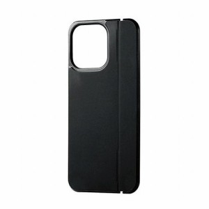 エレコム iPhone 13 Pro 背面パネル スタンド収納式カバー MAGKEEP PM-A21CMAG01BK(代引不可)【送料無料】