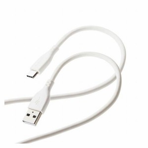 エレコム なめらかUSB Type-Cケーブル 非認証品、A-C MPA-ACSS10WH(代引不可)【送料無料】