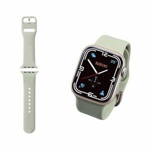 エレコム Apple Watch用シリコンバンド ニュアンスカラー 41/40/38mm AW-41BDSCGIV(代引不可)【送料無料】