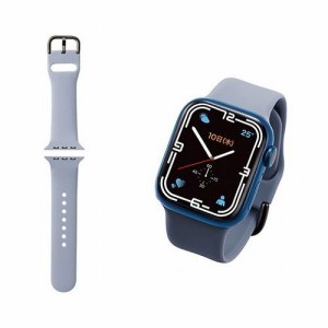 エレコム Apple Watch用シリコンバンド ニュアンスカラー 41/40/38mm AW-41BDSCGNV(代引不可)【送料無料】