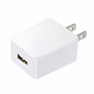 【5個セット】 サンワサプライ USB充電器 2A・高耐久タイプ・ホワイト ACA-IP52WX5(代引不可)【送料無料】