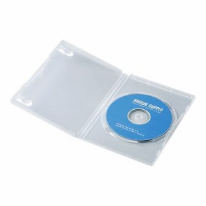 【5個セット 10枚×5 】 サンワサプライ DVDトールケース 1枚収納・10枚セット・クリア DVD-TN1-10CLNX5(代引不可)【送料無料】