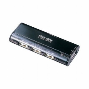 【5個セット】 サンワサプライ USB2.0ハブ USB-HUB226GBKNX5(代引不可)【送料無料】