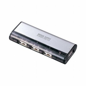 【5個セット】 サンワサプライ USB2.0ハブ USB-HUB226GSVNX5(代引不可)【送料無料】