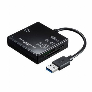 【5個セット】 サンワサプライ USB3.1 マルチカードリーダー ADR-3ML39BKNX5(代引不可)【送料無料】