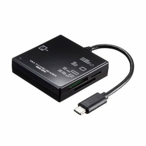 【5個セット】 サンワサプライ USB3.1 Type-C マルチカードリーダー ADR-3TCML40BKNX5(代引不可)【送料無料】