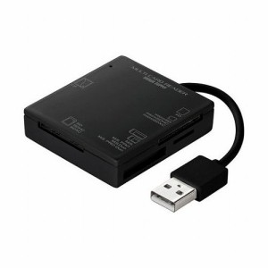 【5個セット】 サンワサプライ USB2.0 カードリーダー 4スロット ブラック ADR-ML15BKNX5(代引不可)【送料無料】