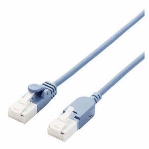 【5個セット】 エレコム スイングコネクタLANケーブル Cat6A準拠 LD-GPATSW/BU20X5(代引不可)【送料無料】