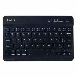 【10個セット】 Lazos Bluetoothキーボード ブラック L-BTK-BX10(代引不可)【送料無料】