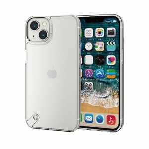 エレコム iPhone 13 ハイブリッドケース PM-A21BHVCKCR(代引不可)