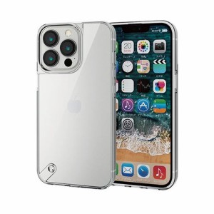 エレコム iPhone 13 Pro ハイブリッドケース ガラス スタンダード PM-A21CHVCG1CR(代引不可)【送料無料】