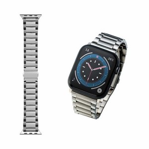 エレコム Apple Watch用プレミアムステンレスバンド 45/44/42mm AW-44BDSS3SV(代引不可)【送料無料】