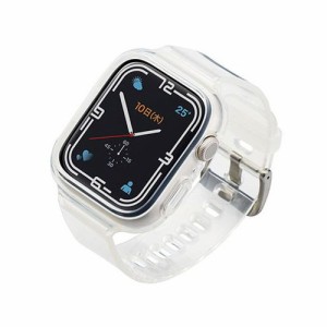 エレコム Apple Watch45mm用ソフトバンパーバンド一体型 AW-21ABBUCR(代引不可)【送料無料】