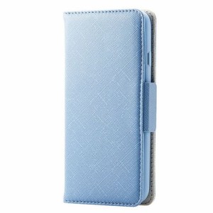 エレコム iPhone SE 第3世代 レザーケース Enchante'e 磁石付 ブルー PM-A22SPLFJM1BU(代引不可)【送料無料】