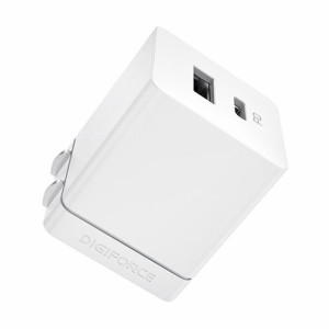 デジフォース Cube キューブ型PD充電器 20W 1A1C ホワイト D0061WH(代引不可)