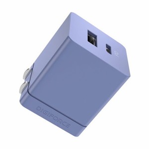 デジフォース Cube キューブ型PD充電器 20W 1A1C ネイビーブルー D0061NB(代引不可)