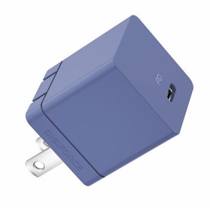 デジフォース Cube キューブ型PD充電器 30W 1C ネイビーブルー D0081NB(代引不可)