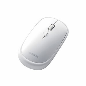 エレコム マウス Bluetooth 4ボタン 薄型 充電式 3台同時接続 ホワイト M-TM15BBWH パソコン パソコン周辺機器 マウス マウス 無線Blueto