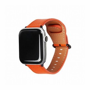 EGARDEN GENUINE LEATHER STRAP for Apple Watch 49/45/44/42mm Apple Watch用バンド オレンジ EGD20588AW(代引不可)