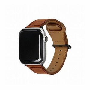 EGARDEN GENUINE LEATHER STRAP for Apple Watch 49/45/44/42mm Apple Watch用バンド ブラウン EGD20590AW(代引不可)