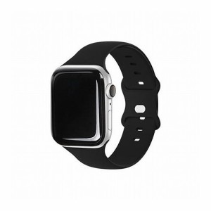 EGARDEN SILICONE BAND for Apple Watch 41/40/38mm Apple Watch用バンド ブラック EGD21772AWBK(代引不可)