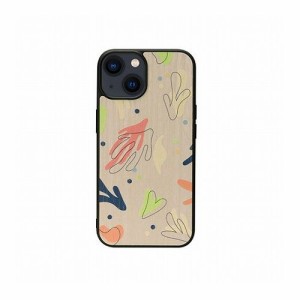 Man & Wood 天然木ケース for iPhone 14 Botanik Touch 2 背面カバー型 I23617i14(代引不可)