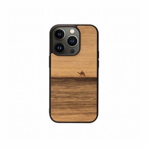 Man & Wood 天然木ケース for iPhone 14 Pro Terra 背面カバー型 I23629i14P(代引不可)