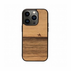 Man & Wood 天然木ケース for iPhone 14 Pro Max Terra 背面カバー型 I23642i14PM(代引不可)