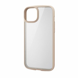 エレコム iPhone 14 Plus TOUGH SLIM LITE フレームカラー 背面ガラス PM-A22BTSLFCGIV(代引不可)