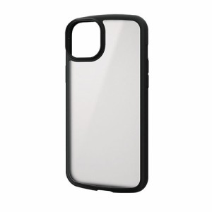 エレコム iPhone 14 Plus TOUGH SLIM LITE フレームカラー シルキークリア PM-A22BTSLFCSBK(代引不可)