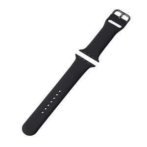 エレコム Apple Watch用Lサイズシリコンバンド (45/44/42mm) AW-45BDSCLBK(代引不可)【送料無料】