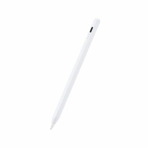 エレコム iPad用タッチペン 充電式 P-TPACSTAP04WH(代引不可)【送料無料】