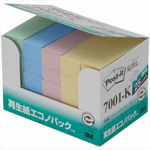 3M Post-it ポストイット 再生紙エコノパック 見出し 3M-7001-K(代引不可)