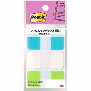 3M Post-it ポストイット フィルムインデックス 厚口 マルチカラー4 3M-686MC-4(代引不可)