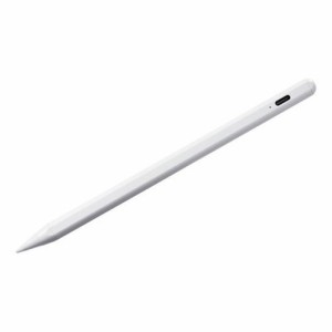 サンワサプライ Apple iPad専用充電式極細タッチペン ホワイト PDA-PEN56W(代引不可)【送料無料】