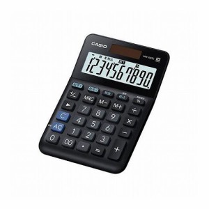 【5個セット】 カシオ計算機 W税率電卓 ミニジャストタイプ 10桁 ブラック MW-100TC-BK-NX5(代引不可)【送料無料】