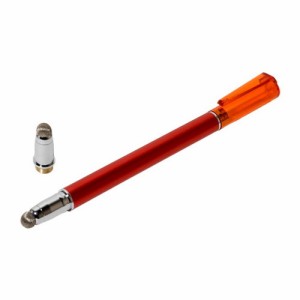 【5個セット】 ミヨシ 先端交換式タッチペン 導電繊維タイプ レッド STP-L01/RDX5(代引不可)【送料無料】