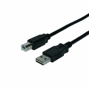 【5個セット】 ミヨシ USBケーブル両面挿し 黒 5m USB-R50/BKX5(代引不可)【送料無料】