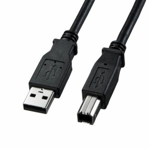 【5個セット】 サンワサプライ USB2.0ケーブル 1m PC99規格 KU20-1BKK2X5(代引不可)【送料無料】